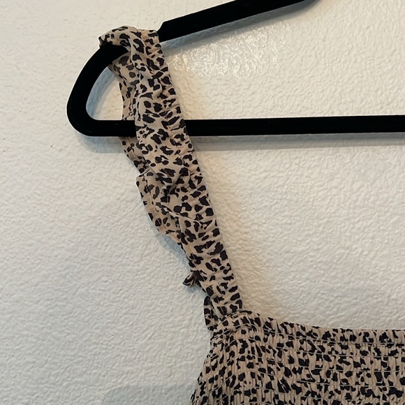 //ABERCROMBIE AND FITCH// Cheetah Print Midi Dress - Picture 4 of 5